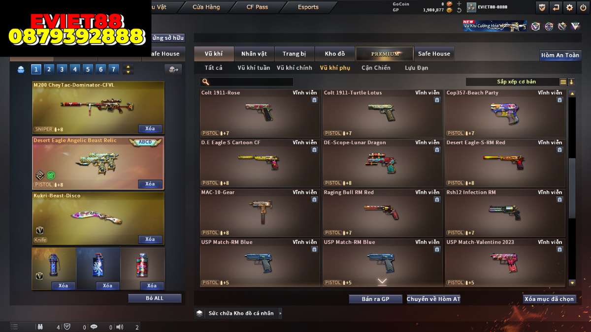shop acc cf uy tin gia re
